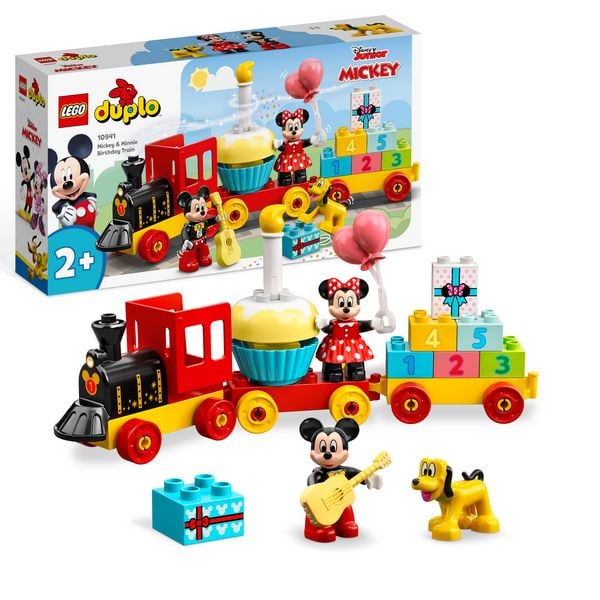 LEGO DUPLO ǀ Disney 10941 Mickys und Minnies Geburtstagszug, Spielzeug