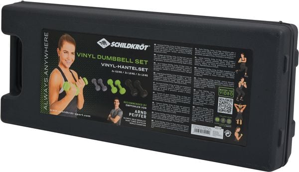*VINYL-HANTELSET im ABS-Kunststoffkoffer,