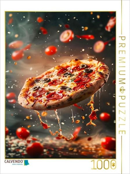 CALVENDO Puzzle Pizza | 1000 Teile Lege-Größe 64x48cm Foto-Puzzle für glückliche Stunden
