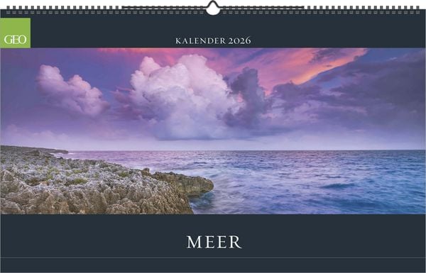 GEO Meer 2026 - Wand-Kalender - Reise-Kalender - Poster-Kalender - 58x36