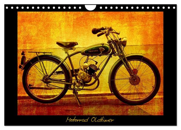 Motorrad Oldtimer (Wandkalender 2026 DIN A4 quer), CALVENDO Monatskalender