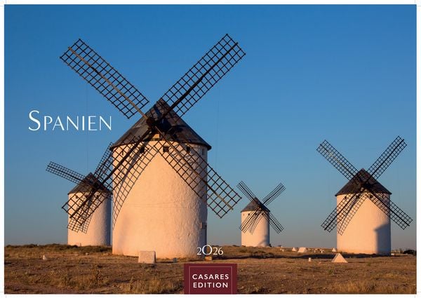 Spanien Kalender 2026 – Wandkalender | Fotokalender Spanien 35x50 cm- Premium . mit 12 faszinierenden Fotos