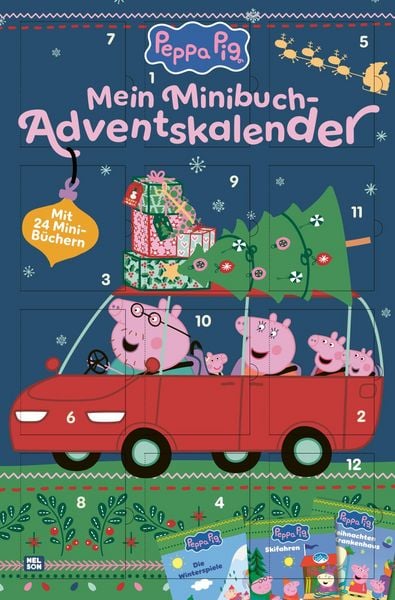 Nelson Mini-Bücher: Peppa Minibuch-Adventskalender