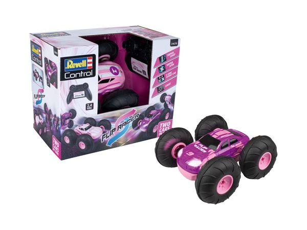 RC Stunt Car Flip Racer Pink, Revell Control Ferngesteuertes Auto
