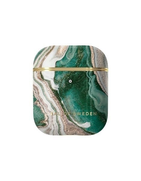 IDEAL OF SWEDEN Airpods Case Gen 1/2 Golden Jade Marble