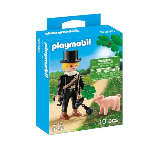 PLAYMOBIL 9296 Schornsteinfeger mit Glücksschweinchen