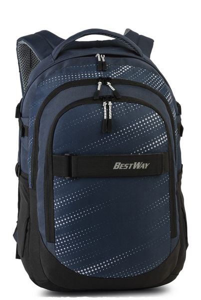 BESTWAY® Rucksack Evolution Air, dunkelblau/weiß, 22 Liter