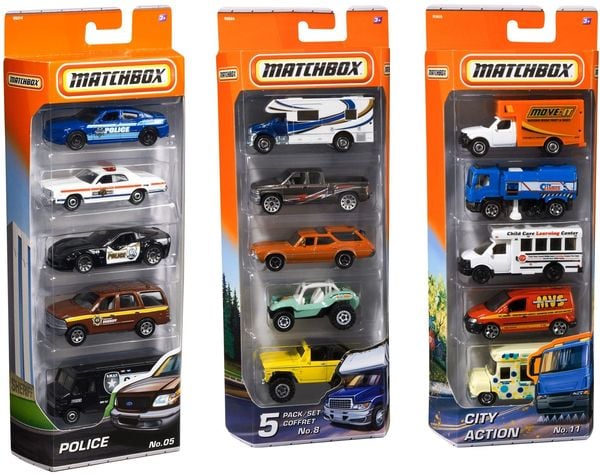 Matchbox 5er-Geschenkset Sortiment