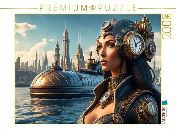 CALVENDO Puzzle U-Boot-Kommandantin in Uniform | 2000 Teile Lege-Größe 90x67cm Foto-Puzzle für glückliche Stunden