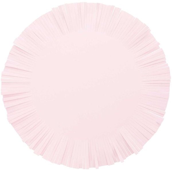 Tortenspitze/Platzset, Fransen, Rosa