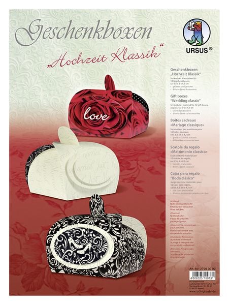 'URSUS Geschenkboxen ''Hochzeit Klassik'''