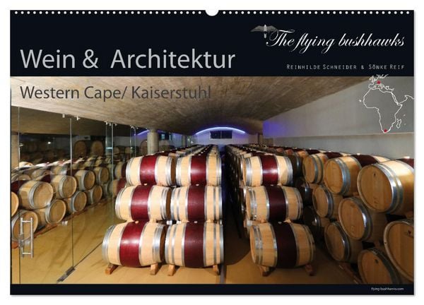 Wein & Architektur 2026 (Wandkalender 2026 DIN A2 quer), CALVENDO Monatskalender