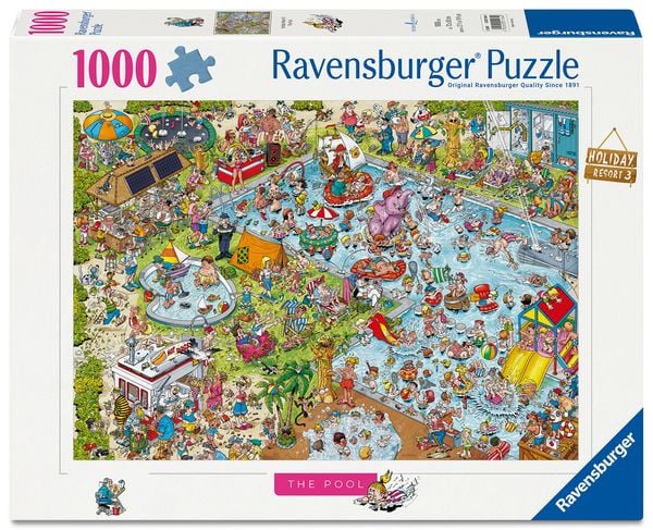 Erwachsenenpuzzle 1000 Teile - Ray Nicholson - Der Pool