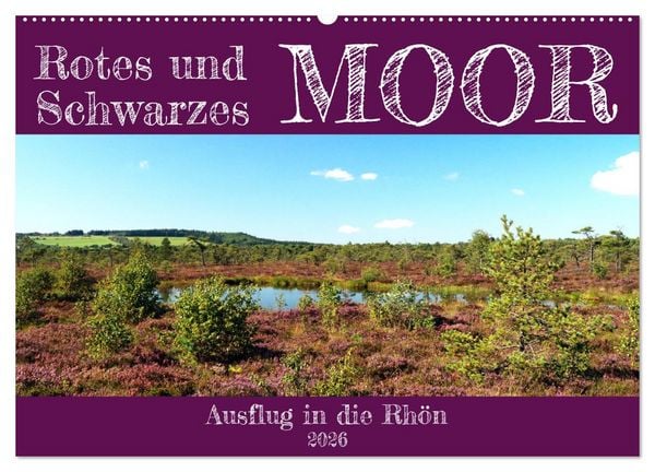 Rotes und Schwarzes Moor (Wandkalender 2026 DIN A2 quer), CALVENDO Monatskalender