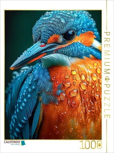 CALVENDO Puzzle Eisvogel | 1000 Teile Lege-Größe 64x48cm Foto-Puzzle für glückliche Stunden