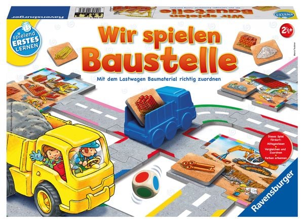 Wir spielen Baustelle - Spiele für Kleinkinder ab 2,5 Jahre