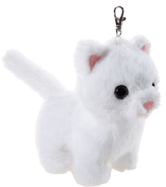 KEYRING Katze weiß
