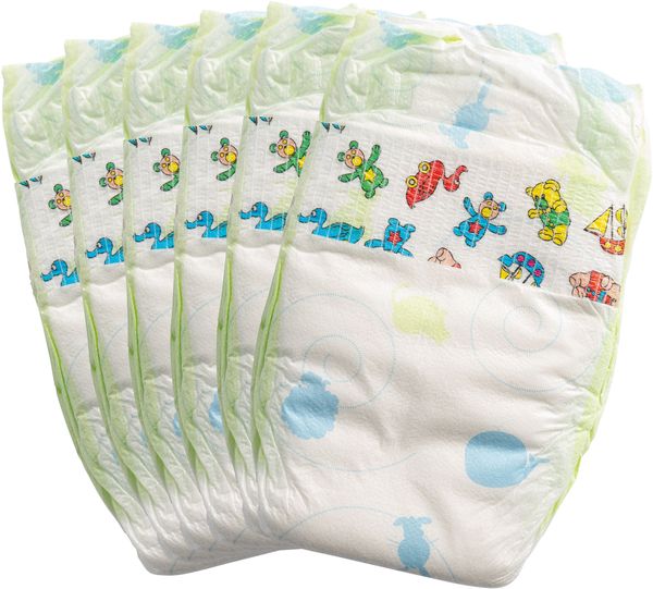 Heless - Puppenwindeln, 6 Stück, Gr. 35-50 cm