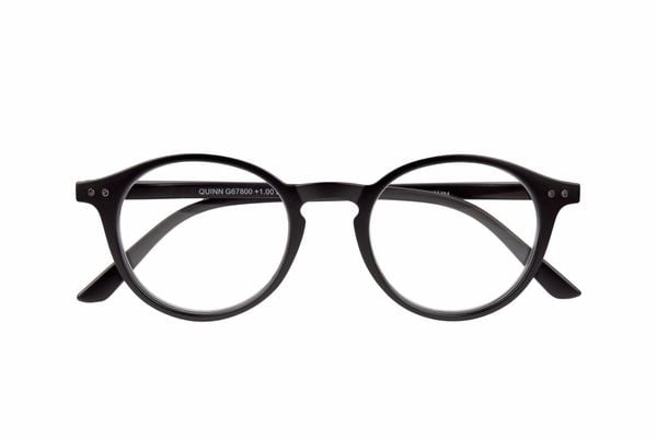 Lesebrille QUINN, schwarz, +1.00 dpt