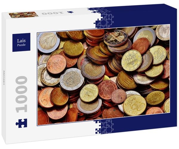 Lais Puzzle Münzen 1000 Teile