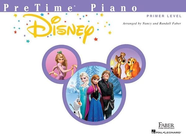 Pretime Piano Disney Beginner Piano Songbook Easy Disney Sheet Music for Kids and Students Primer Level Arrangements from Frozen, the Lion King, Mary