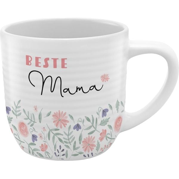'GRUSS & CO Tasse mit Rillen ''Beste Mama'''