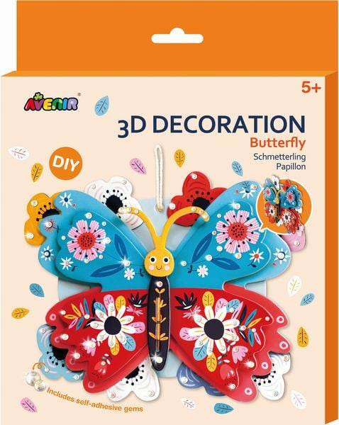 3D Dekoration Schmetterling