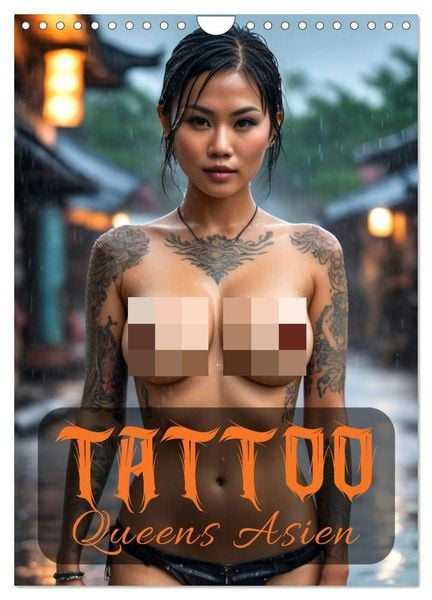 Tattoo Queens Asien (Wandkalender 2026 DIN A4 hoch), CALVENDO Monatskalender