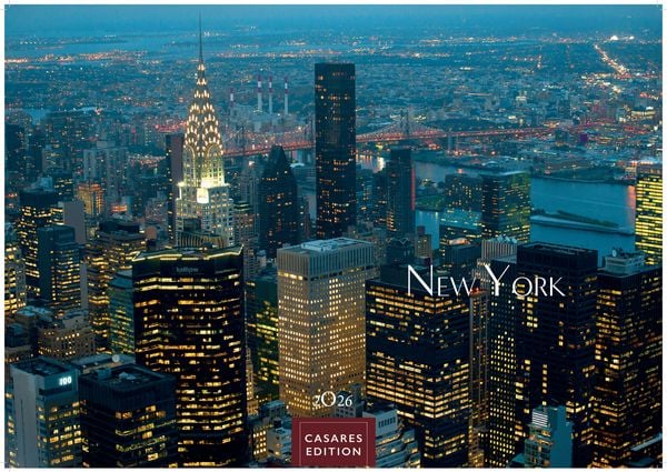 New York Kalender 2026 – Wandkalender | Fotokalender Nordamerika 24x35cm – Faszinierende Ansichten der Stadt, die niemals schläft, als Geschenk oder B