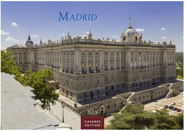 Madrid Kalender 2026 – Wandkalender | Fotokalender Spanien 24x35cm - mit atemberaubenden Fotos der bekanntesten Sehenswürdigkeiten und Highlights der