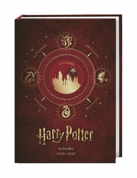 Harry Potter 17-Monats-Kalenderbuch A5 2027 - 17 Monate. Von August 2026 bis Dezember 2027