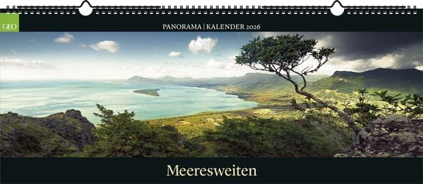 GEO Panorama: Meeresweiten 2026 - Panorama-Kalender - Wand-Kalender - Groß-Format - 120x50