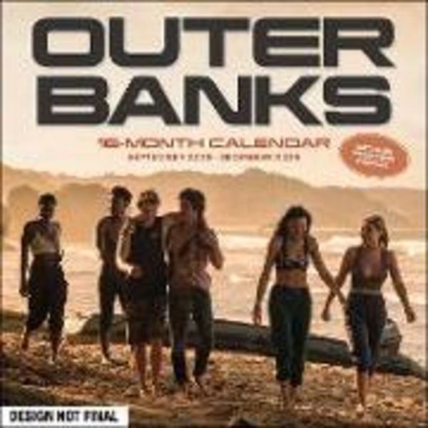 Outer Banks 16-Month 2025-2026 Wall Calendar with Bonus Poster