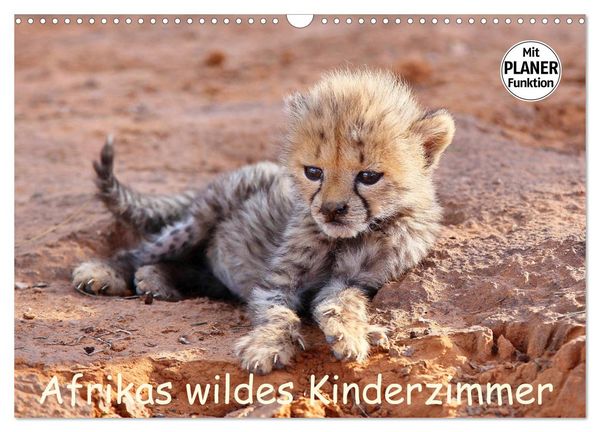 Afrikas wildes Kinderzimmer (Wandkalender 2026 DIN A3 quer), CALVENDO Monatskalender