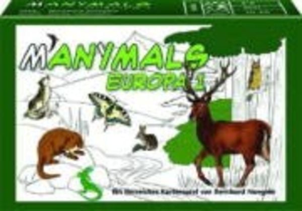 Adlung Spiele - Manimals: Europa 1, Kartenspiel