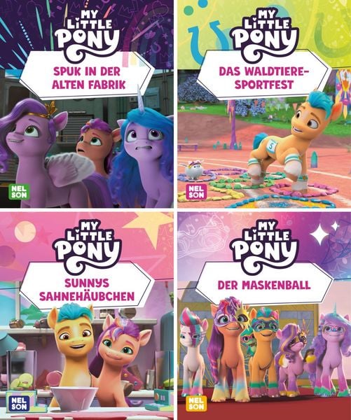 Nelson Mini-Bücher: 4er My little Pony 9-12