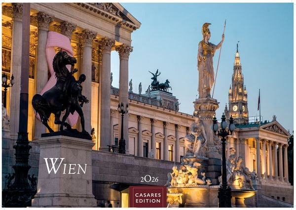 Wien Kalender 2026 – Wandkalender | Fotokalender | Österreich Kalender | Alpenländer 50x35cm Grosses Format - Beeindruckende Bilder von Wien’s schönst