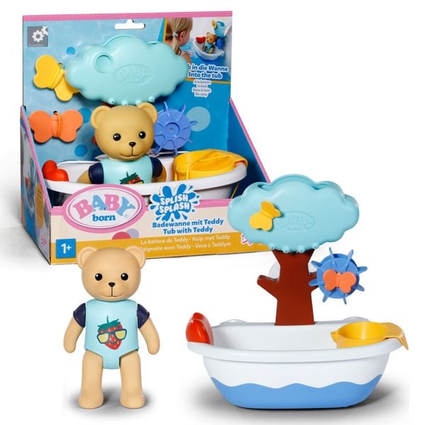 BABY born Splish Splash Badewanne mit Teddy
