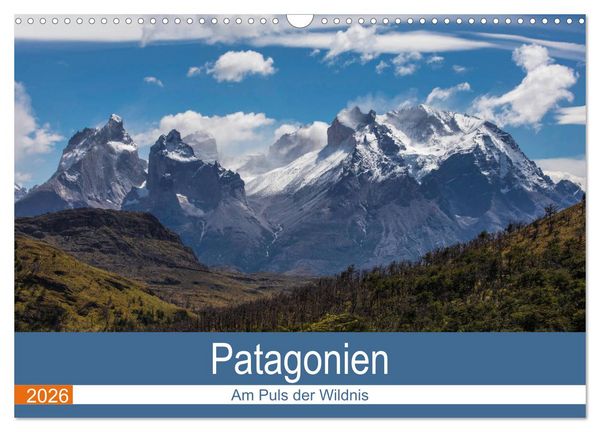 Patagonien - Am Puls der Wildnis (Wandkalender 2026 DIN A3 quer), CALVENDO Monatskalender