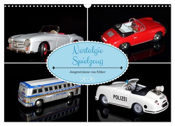 Nostalgie Spielzeug (Wandkalender 2026 DIN A3 quer), CALVENDO Monatskalender