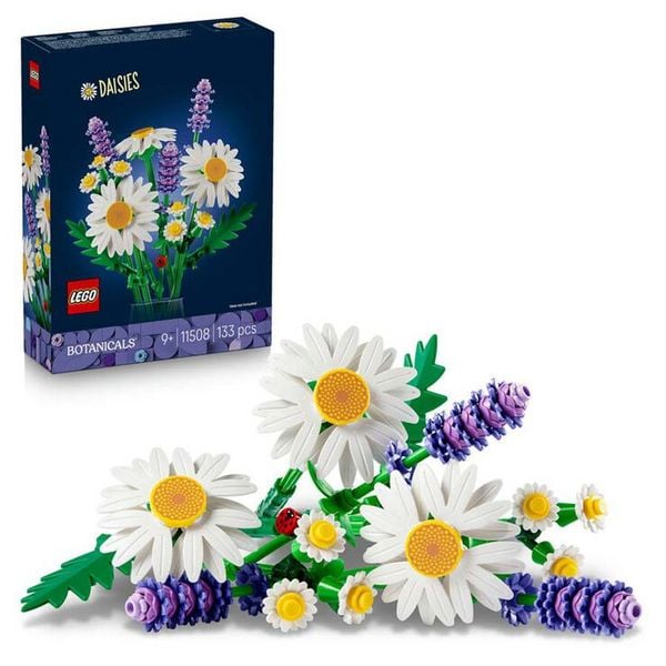 LEGO Botanicals 11508 Gänseblümchen Kunstblumen, Geschenk für Frauen