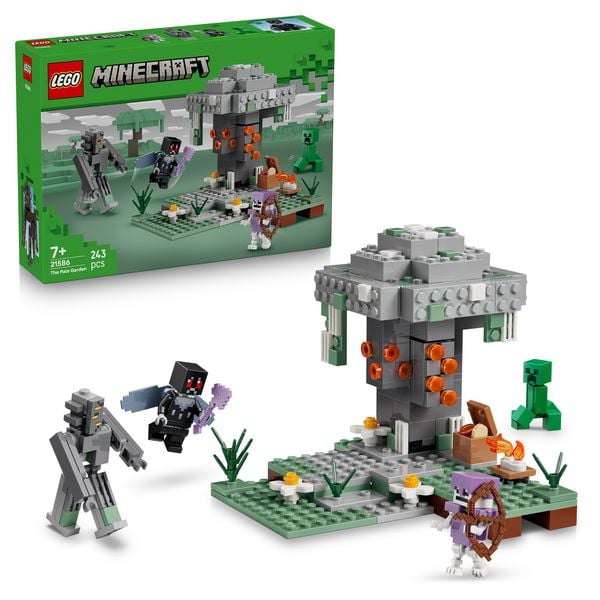 LEGO Minecraft 21586 Blasser Garten, Spielzeug für Kinder ab 7 Jahren