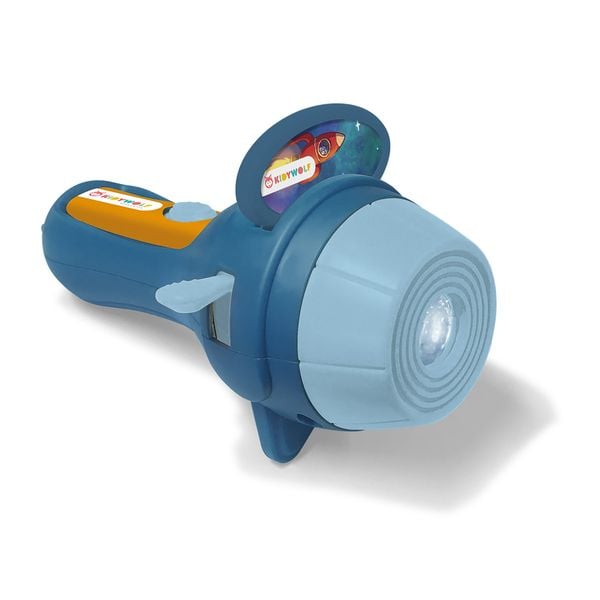 Projektor Taschenlampe blau inkl. 3 Bildscheiben