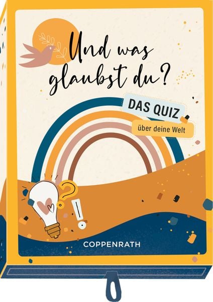 Coppenrath - christl. Geschenke - Schachtelspiel: Und was glaubst du? Das Quiz über deine Welt