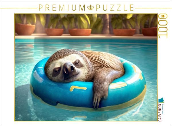 CALVENDO Puzzle Ein Motiv aus dem Kalender Der Kalender für echte Faultiere | 1000 Teile Lege-Größe 64x48cm Foto-Puzzle für glückliche Stunden