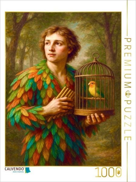 'CALVENDO Puzzle Papageno, der Vogelfänger aus ''Die Zauberflöte'' | 1000 Teile Lege-Größe 64x48cm Foto-Puzzle für glückliche Stunden'