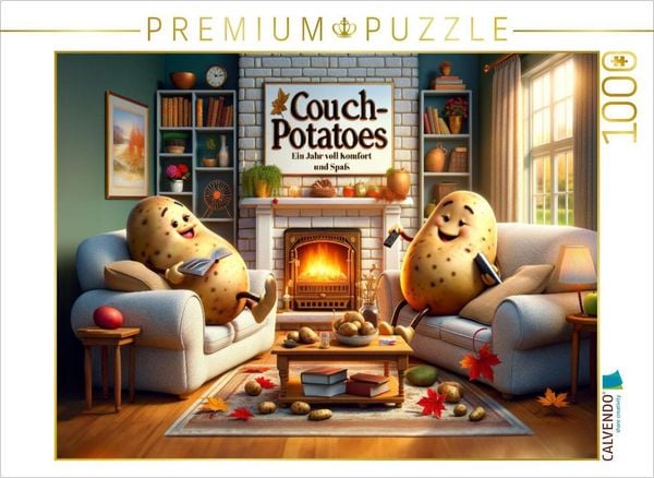 CALVENDO Puzzle Gemütliche Zeiten: Kartoffeln und die Kunst des Entspannens | 1000 Teile Lege-Größe 64x48cm Foto-Puzzle für glückliche Stunden
