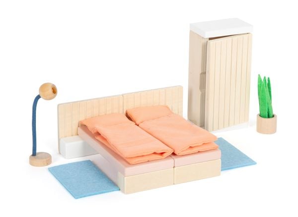 Puppenhausmöbel Schlafzimmer