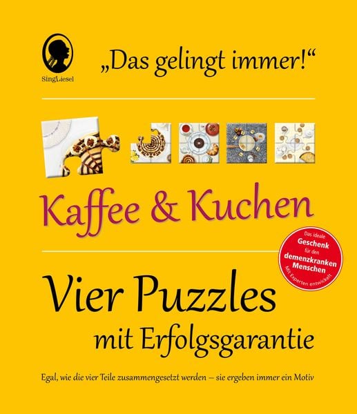 'Das ''Gelingt immer''-Puzzle Kaffee und Kuchen. Das Puzzle-Spiel für Senioren mit Demenz'