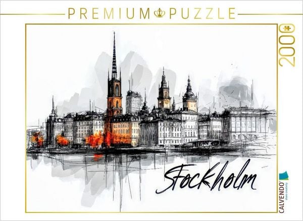 CALVENDO Puzzle Stockholm | 2000 Teile Lege-Größe 90x67cm Foto-Puzzle für glückliche Stunden